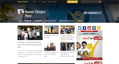 Desktop Screenshot of nuevotiempo.org.pe