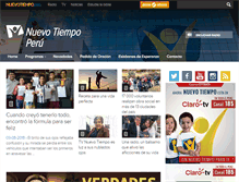 Tablet Screenshot of nuevotiempo.org.pe